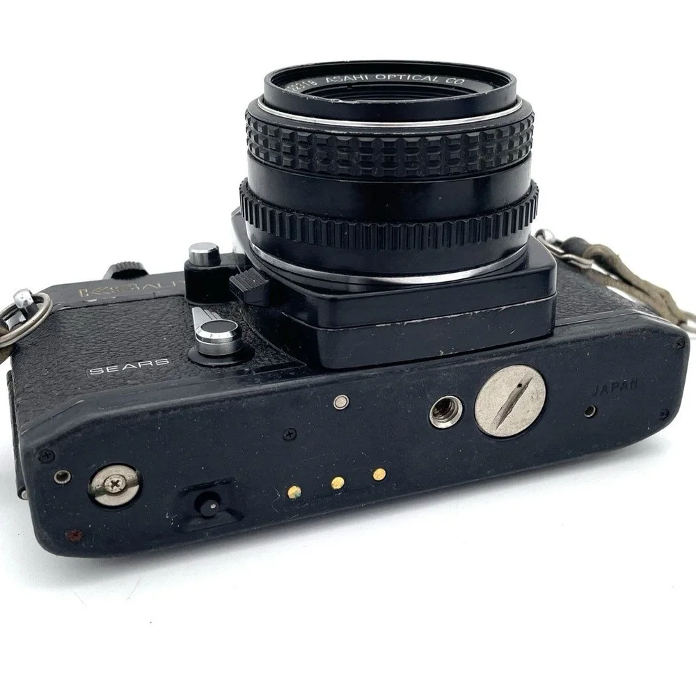 VTG SearsKS Auto 35mm SLR Camera Asahi Pentax 50mm f/2 Lens+Nikkor 50mm f/1.4‎